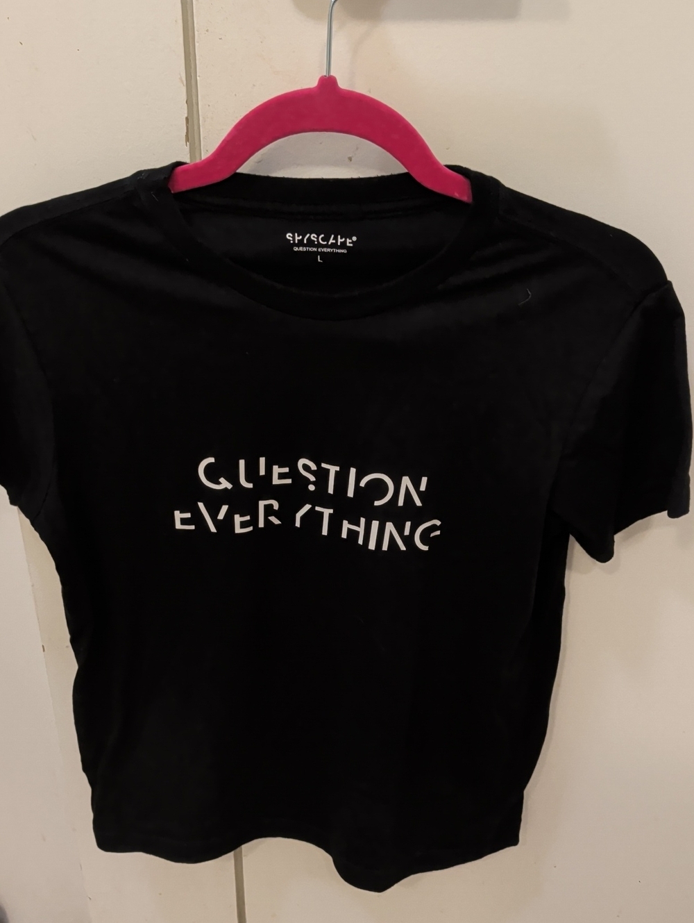Spyscape Kids' Black 'Question Everything' Graphic Tee